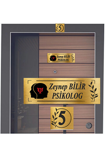 sıradışıhediyem Plăcuță cu nume pentru ușa avocatului, plăcuță cu nume pentru...