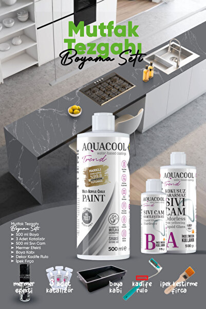 Aquacool Trend Tezgah Boyama Seti