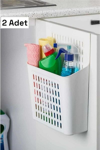Bayev 2 bucăți din plastic pentru agățat dulap organizator suport pentru detergent în dulap