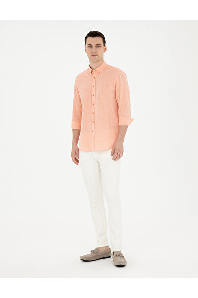 Pierre Cardin Ekru Slim Fit Jean Pantolon 50285117-VR019