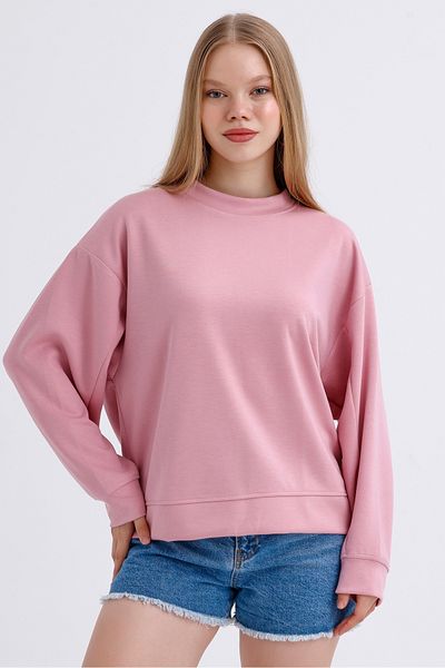 MD trend Hanorac modal oversize de bază pentru damă