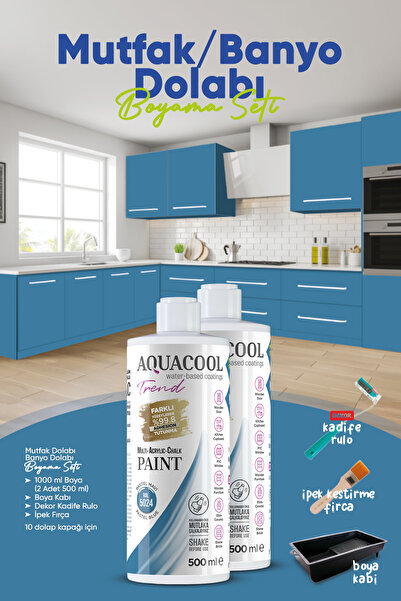 Aquacool Trend Mutfak Dolabı Boyama Seti / Banyo Dolabı Boyama Seti