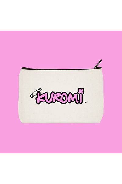 designedfy Kuromi 5 Αδιάβροχη υφασμάτινη τσάντα μακιγιάζ, θήκη για στυλό, πορτοφόλι