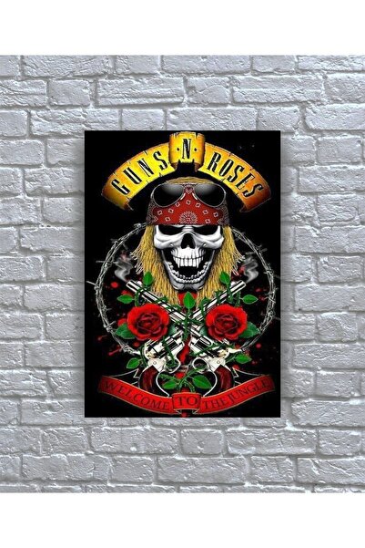 icase Guns N' Roses Trupa muzicală Poster Copertă album Tablou din lemn