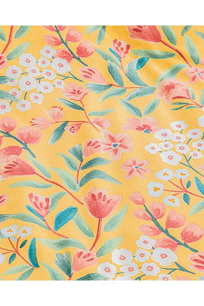 English Home Παπλωματοθήκη Bloomy Branch Easy-Iron μονόπαπλωμα 160x220 cm κίτρινο