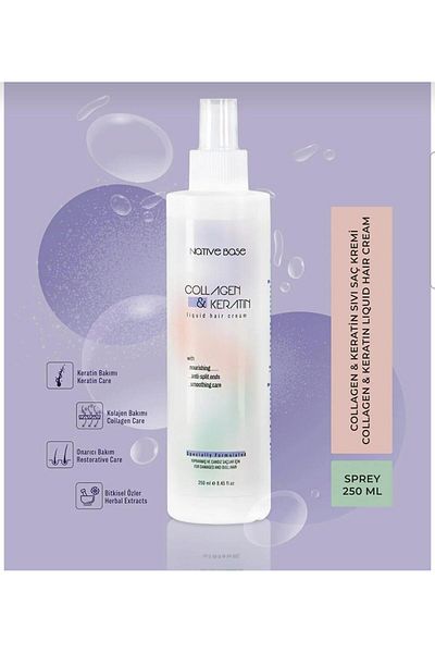 Native Base Keratin&Collagen Liquid Conditioner 250 Ml