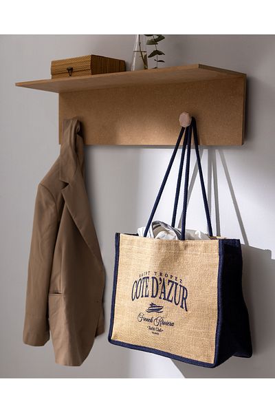 Madame Coco Aventurier Jute Bag