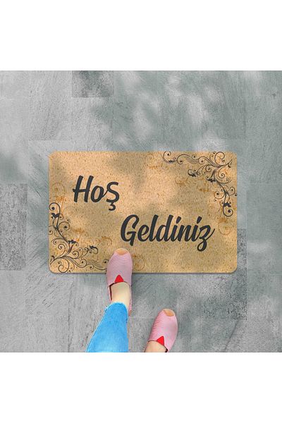 M&H Quality Digital Printed Door Mat Welcome Multi-Purpose Indoor and Outdoor Door Mat
