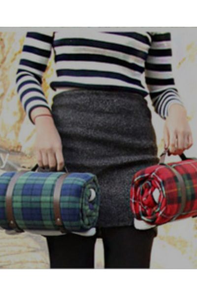 ARDSU Plaid Blanket with Tassinable Attachment 160X100 cm