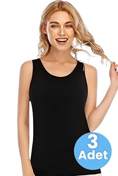 Uniquetrenders Жіночий бавовняний майка з товстими бретелями, набір з 3 штук
