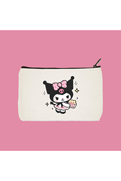 designedfy Kuromi 4 Водоустойчива чанта за грим с щампи, калъф за молив, портфейл