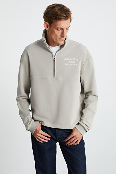 GRIMELANGE AYCAL Erkek Açık Yeşil Sweatshirt