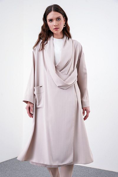 Zühre Μπεζ Casual Wear - Λεπτομέρεια τσέπης GÇ-0148