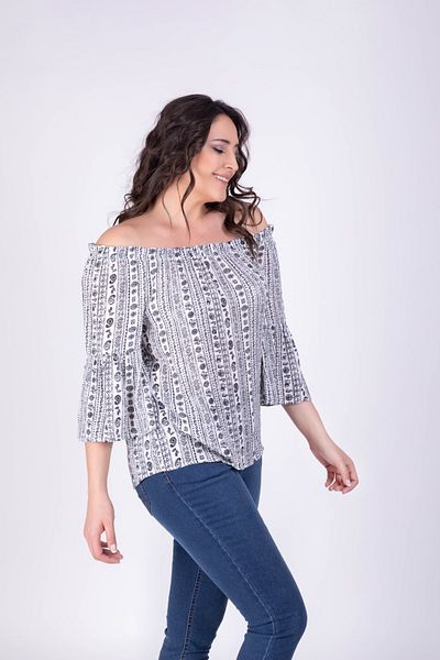 MYLİNE Off Shoulder Blouse
