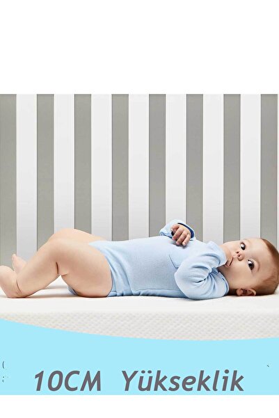 RevuBaby Ortopedik Park Yatağı  Oyun Parkı Yatağı 10 CM Yüksekliğinde