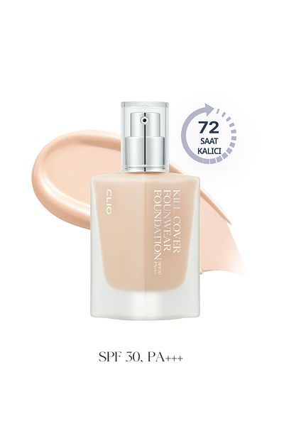 CLIO Clio Kill Cover Founwear Foundation - Intense Coverage, Spf30 Pa+++, 2 Lingerie