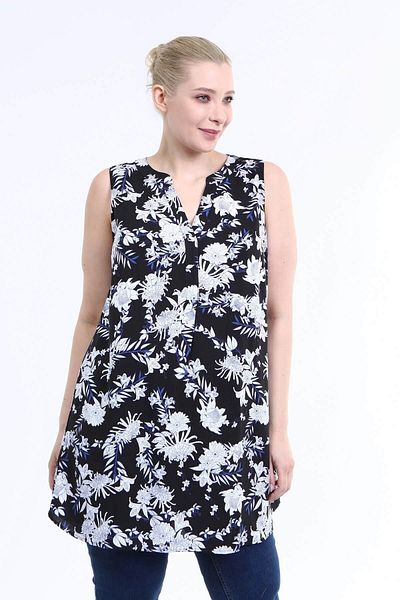 MYLİNE Sleeveless V-Neck Blouse