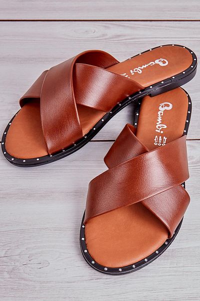 Bambi Tan Γυναικείες Παντόφλες K04647140009