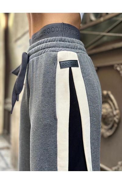 POODLE Γυναικείο πλαϊνό μπλοκ jogger Sweatpants