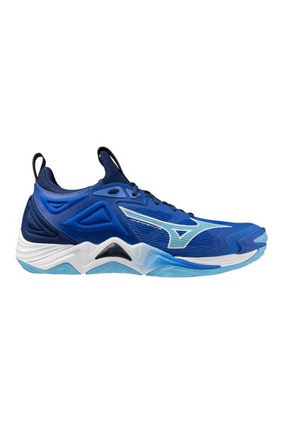 MIZUNO حذاء كرة الطائرة Wave Momentum 3 باللون الأزرق للجنسين