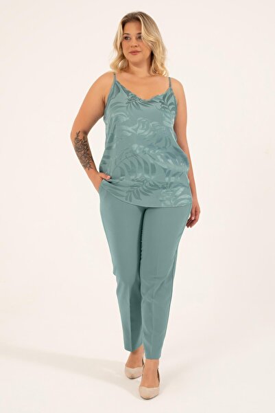 MYLİNE Ζακάρ σατέν μπλούζα με λουράκι