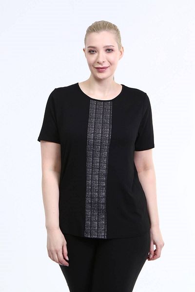 MYLİNE Front Sim Detail Combed Blouse