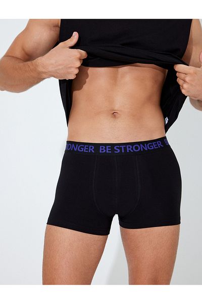 Koton Slogan 3dílné boxerské sady Tištěný