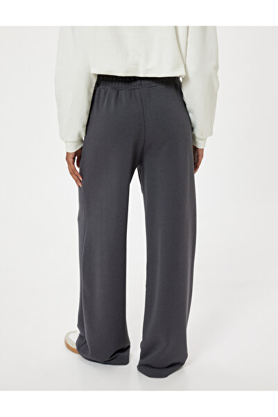 Koton Bol Paça Eşofman Altı Beli Lastikli Cepli Rahat Kalıp