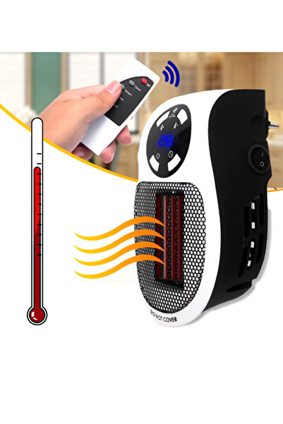 Powermaster PM-20327 500 WATT PRİZ TİPİ UZAKTAN KUMANDALI TAŞINABİLİR ISITICI