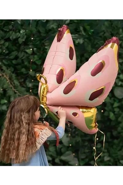 Çemrek Süs Parti Large Butterfly Foil Balloon Wearable Butterfly Wing 125 cm