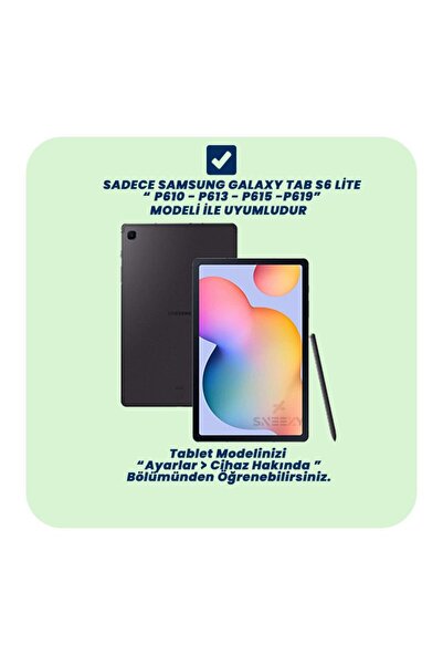 Sneezy حافظة ذكية لجهاز Samsung Galaxy Tab S6 Lite 2024 P620 مقاس 10.4 بوصة قابلة للطي مع حامل قلم