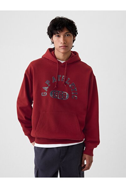 GAP Erkek Bordo 1969 Logo Sweatshirt