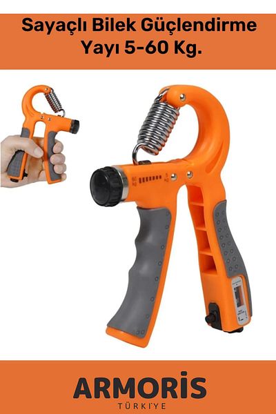 Armoris New Series Hand Wrist Strengthener Muscle Building Wrist Strengthening Spring with Adjustable Vein Counter 5-60 Kg.