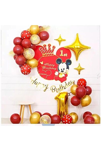 DÜVENCİ TİCARET Μίνι; Σετ Μπαλονιών Συμβατό με Θέμα Mause
