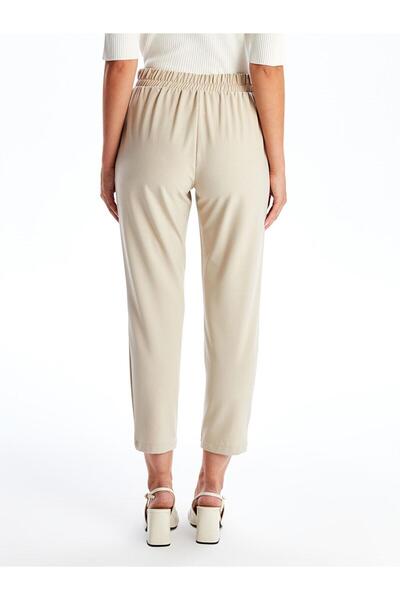 LC Waikiki LCWAIKIKI Classic Beli Lastikli Kadın Pantolon
