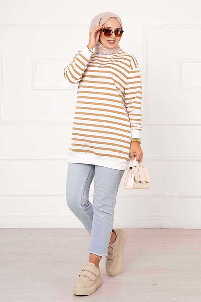 EBRUTESETTÜR STRIPED SWEAT