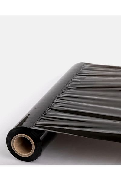 ECOPLAST 50 cm 2400 g Black Stretch Film Pallet - Shopping Stretchers
