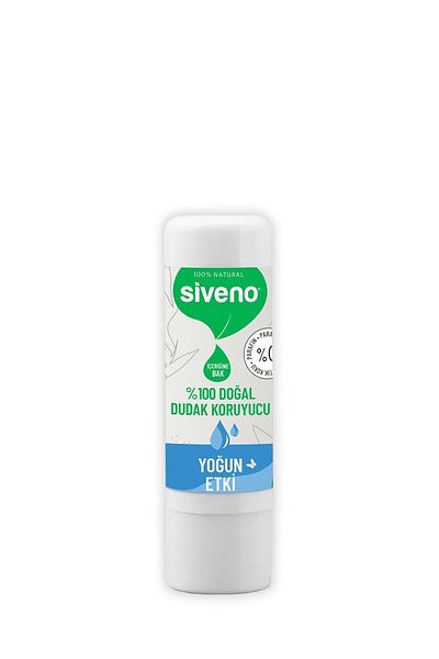 Siveno 100% Natural Lip Protector Intense Effect Herbal Lip Balm Cream Moisturizing Shine Repair 6 Gr
