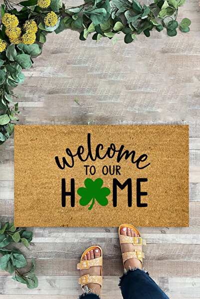 KARMAT Welcome Home Written Door Mat, Indoor and Outdoor Door Mat
