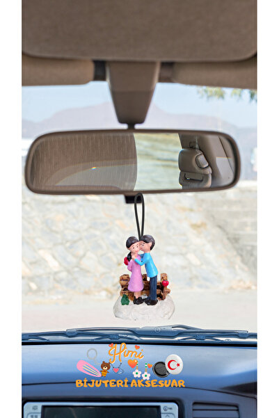 himi bijuteri aksesuar Sevgiliye Özel Aşk Temalı Dikiz Aynası Süsü Ayna Süsü ...