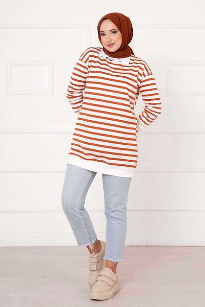 EBRUTESETTÜR STRIPED SWEAT