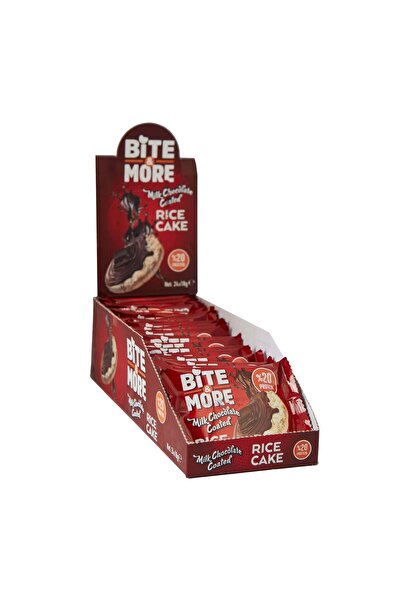 bite & more Proteinli Pirinç Patlağı Sütlü Çikolata Kaplı (18g x24 Adet)