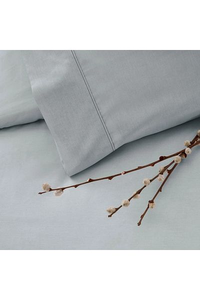 Taç طقم غطاء لحاف متوافق مع Ranforce Basic Crown 120x200 - رمادي