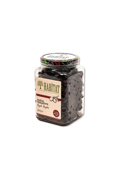 Habitat Gemlik Tipi Siyah Sele Zeytin (231-290 Kb.) 900 Gr.