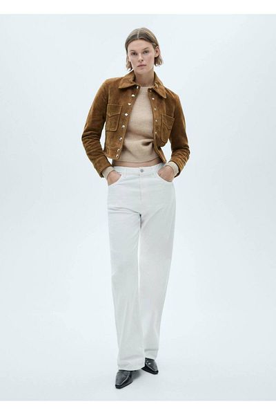 MANGO Woman Pulover supradimensionat 100% lana