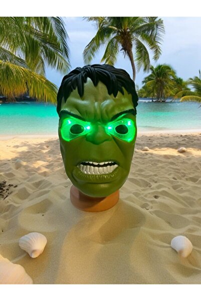 LASAGNA STORE Halloween Cadılar Bayramı Hulk Yeşil Dev Led Işıklı Maske