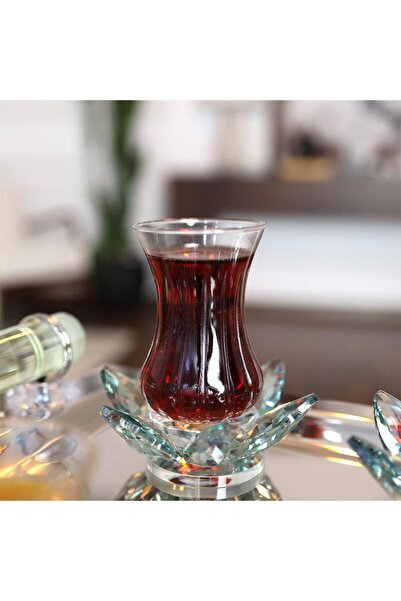 Turkish Store İstanbul 24 Piece Crystal Tea Set