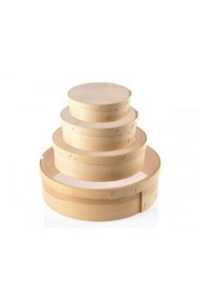 KAYAMU Wooden 4 Piece Flour Sieve (5168)