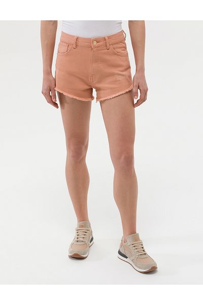 Pierre Cardin Brown Relaxed Fit Jean Bermuda Shorts 50262766 -Vr233