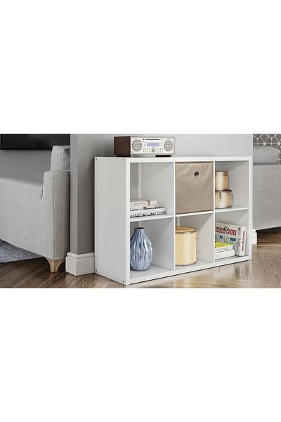 Ethab Ticaret Cube Box Cabinet Shelf Organizer - Brown (4457)